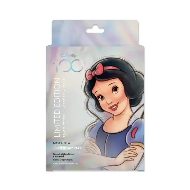 Mascarillas Con Vitamina C Blanca Nieves 5 Piezas Disney