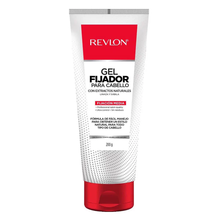 [RV-36] Gel Fijador Para Cabello Fijacion Media Revlon