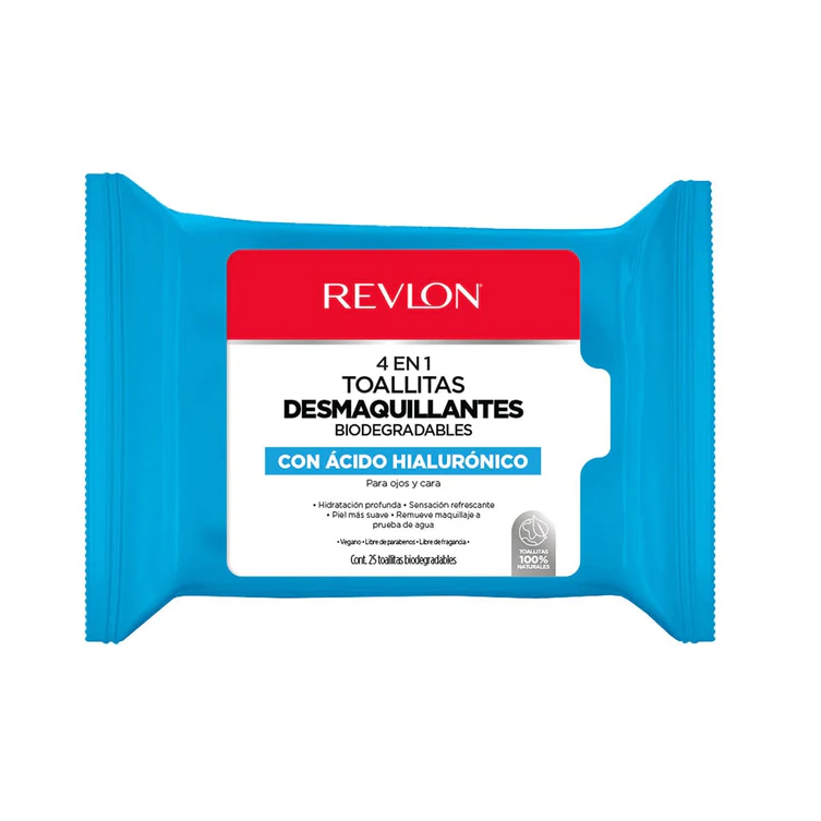 Toallitas Desmaquillantes Con Acido Hialuronico Revlon