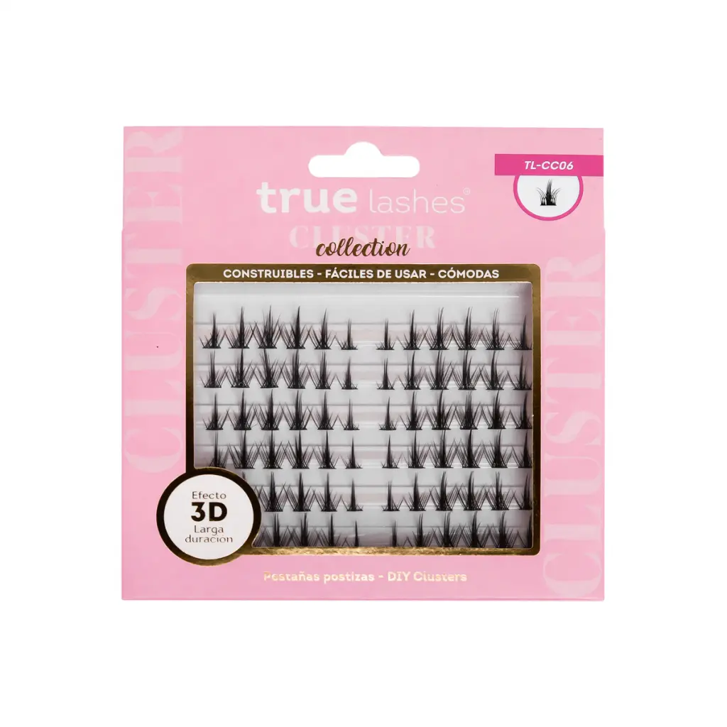 [TL-CC06] Pestaña Postiza  TL-CC06 Clusters True Lashes 