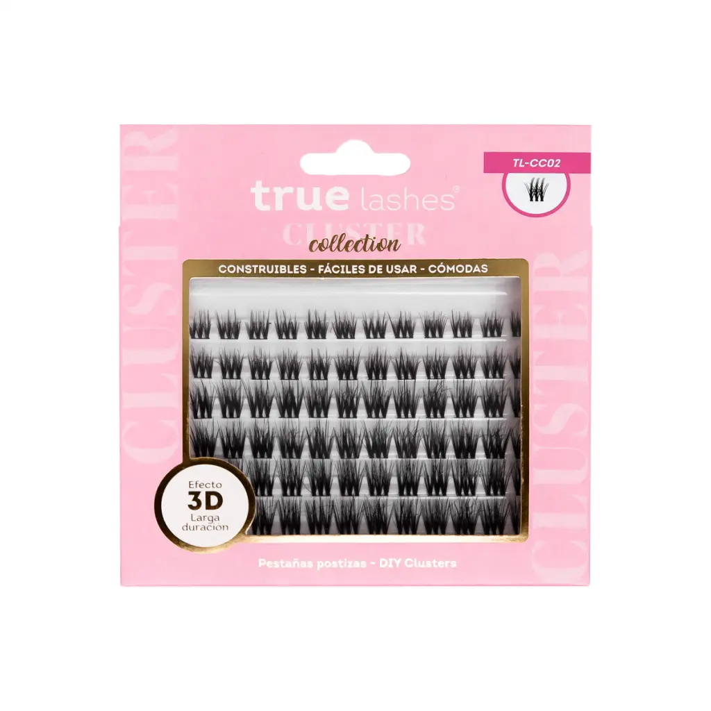 Pestaña Postiza  TL-CC02 Clusters True Lashes