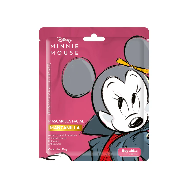 [DN.0302] Mascarilla Facial  Manzanilla Minnie Mouse  Disney