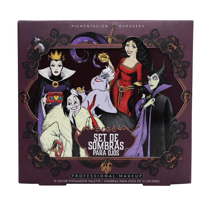 Set de Sombras Para Ojos Villanas Disney