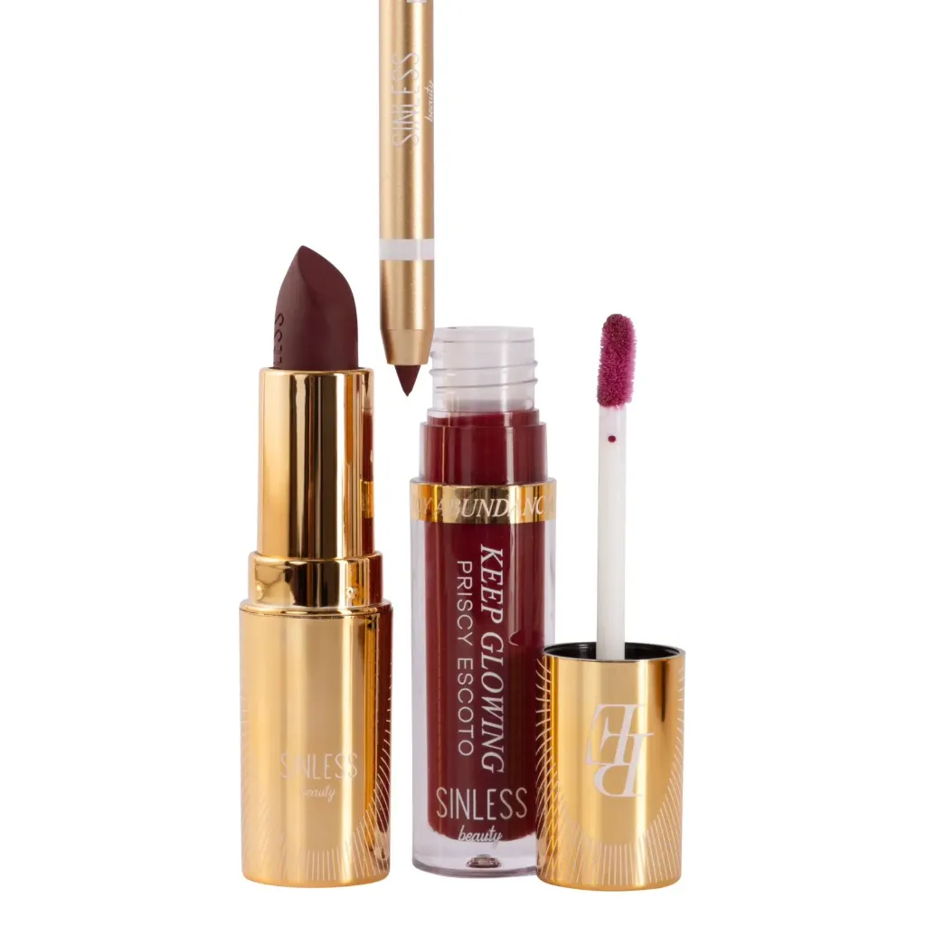 Wine Kiss Lip Kit Priscy Escoto Sinless Beauty