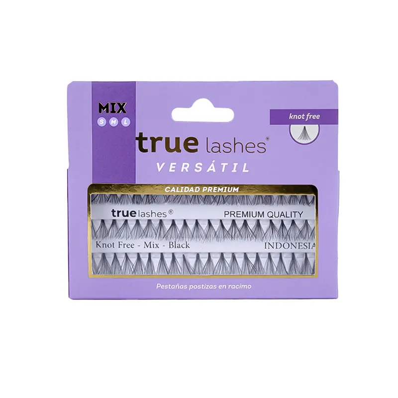 [TL-VKMX] Pestaña de Racimo Knot Free Mix Black True Lashes
