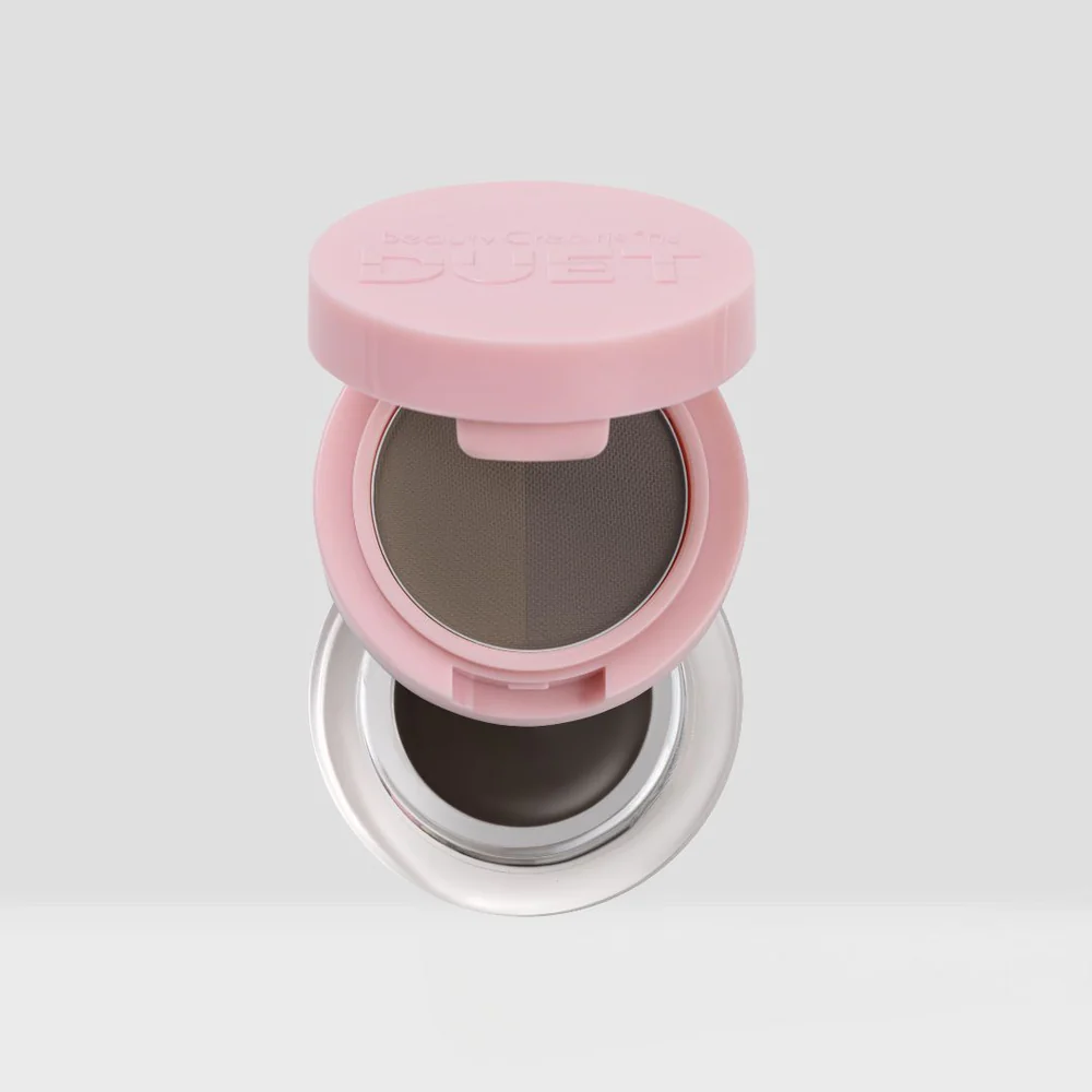 Duet 05 Dark Brown - Oscuro Subtono Neutro Somra para Cejas + Pomada Beauty Creations