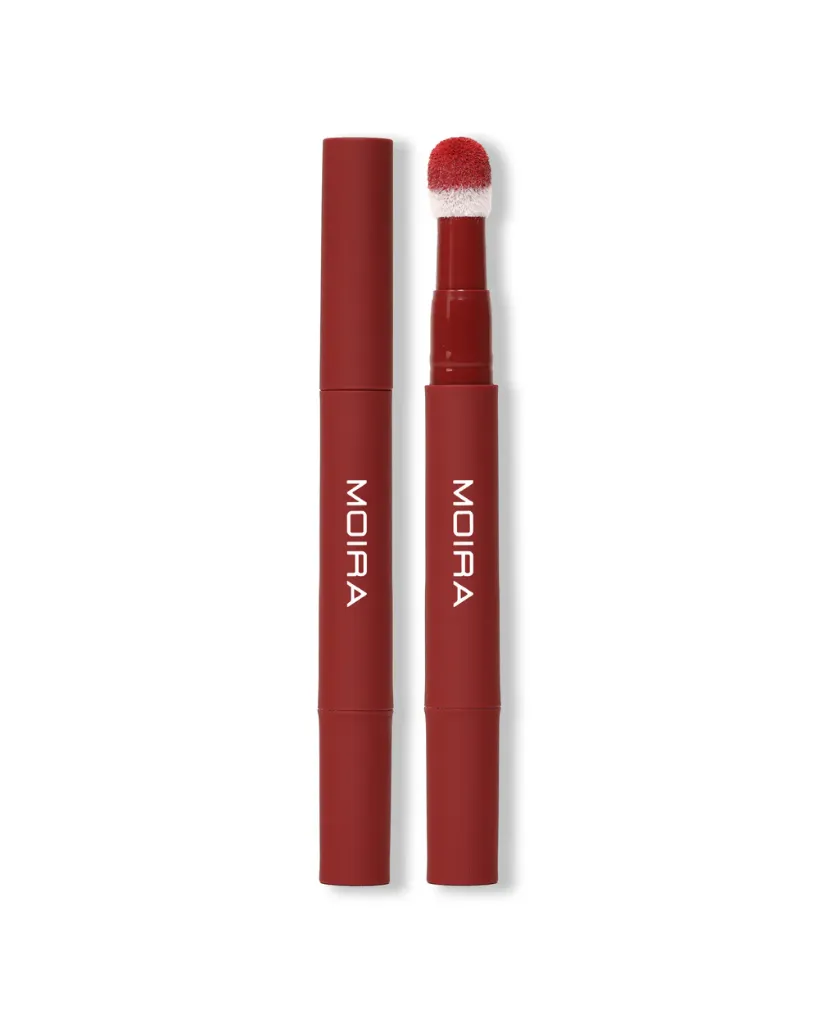 Satin Maroon Labial en Crema Cushion Kiss Moira