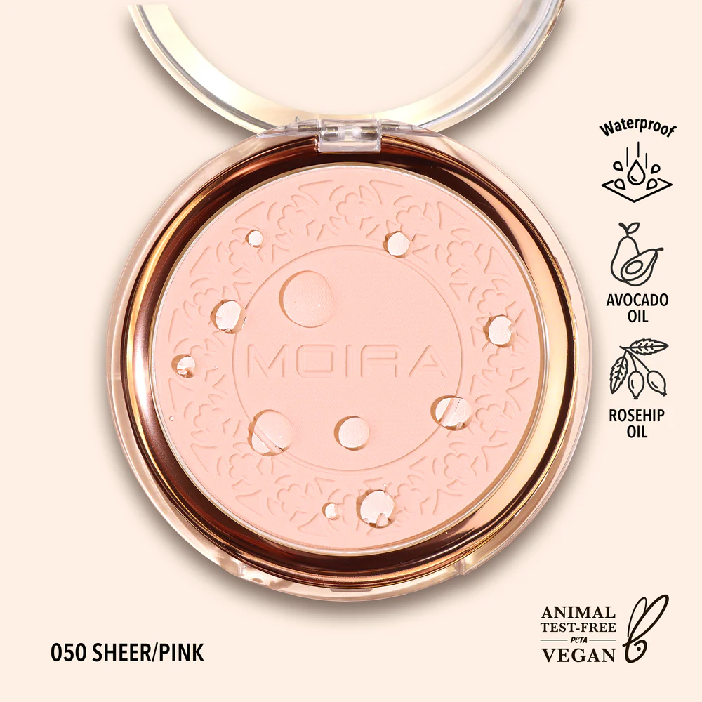 050 Pink Waterproof  Setting Powder Moira
