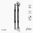 Delineador Double Ended Gel y Liquid Liner Negro Moira