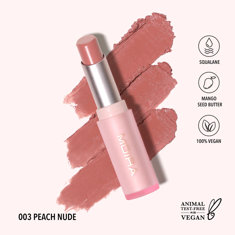 Signature Lipstick 03 Peach Nude Moira