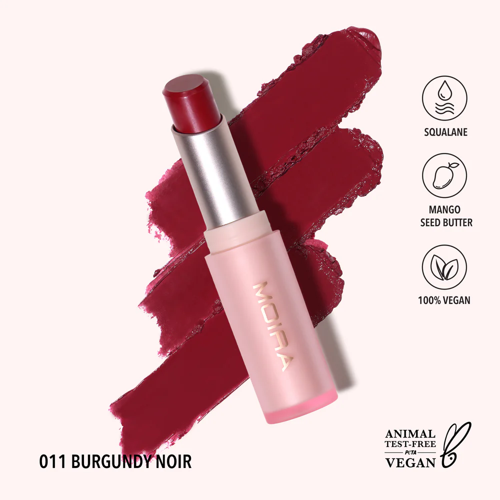 Signature Lipstick 11 Burgundy Noir Moira