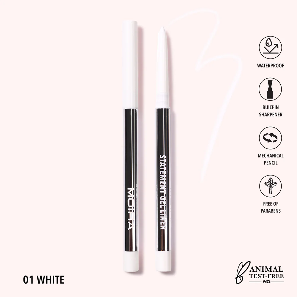 [STL 001] Delineador en Gel 01 White Moira
