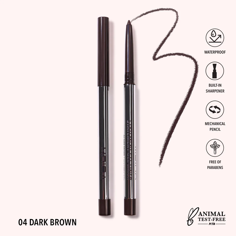 [STL 004] Delineador en Gel 04 Dark Brown Moira