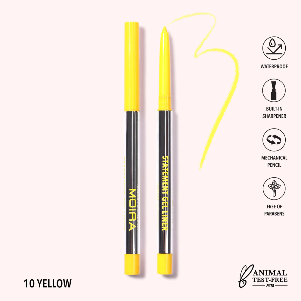 [STL 010] Delineador en Gel 10 Yellow Moira