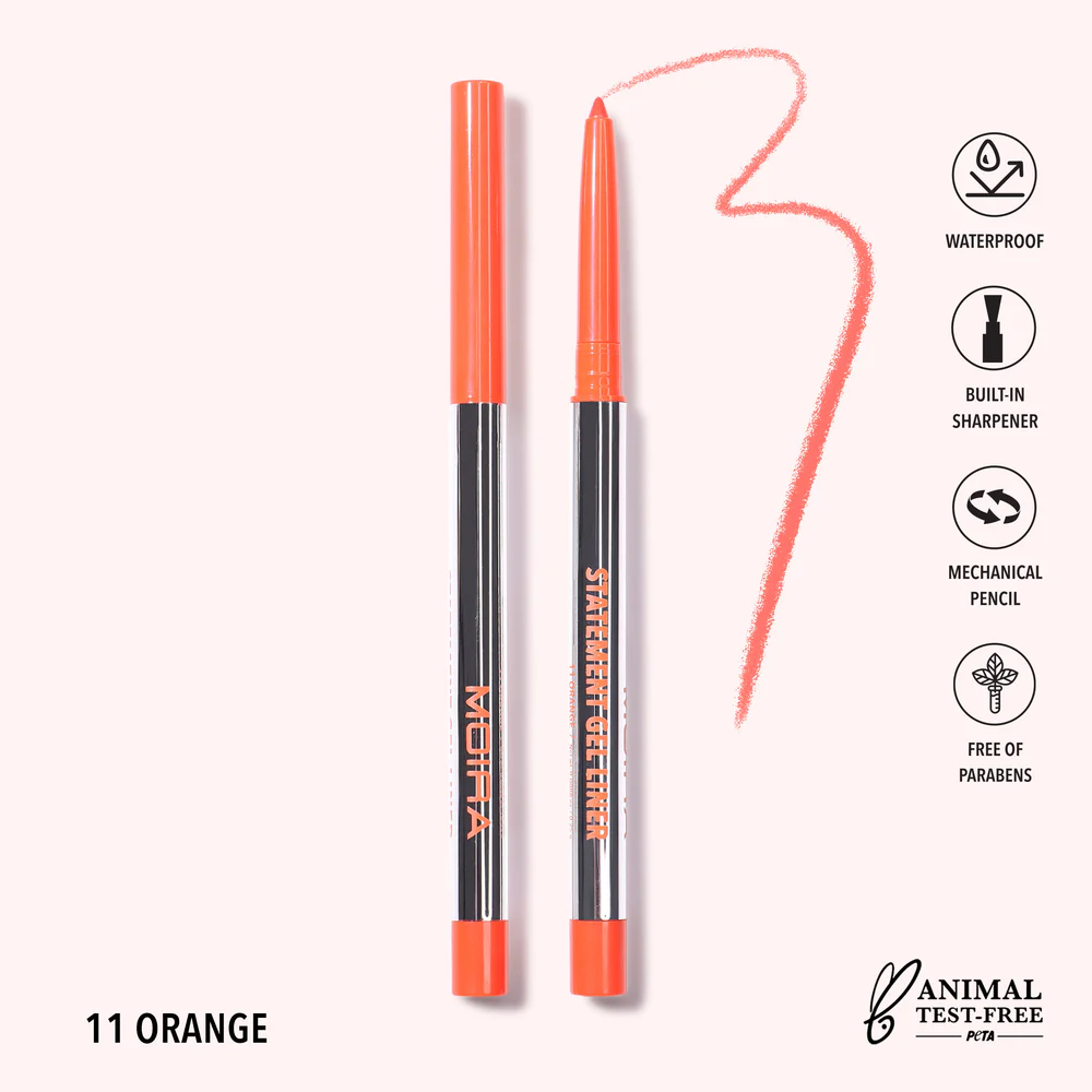 [STL 011] Delineador en Gel 11 Orange Moira