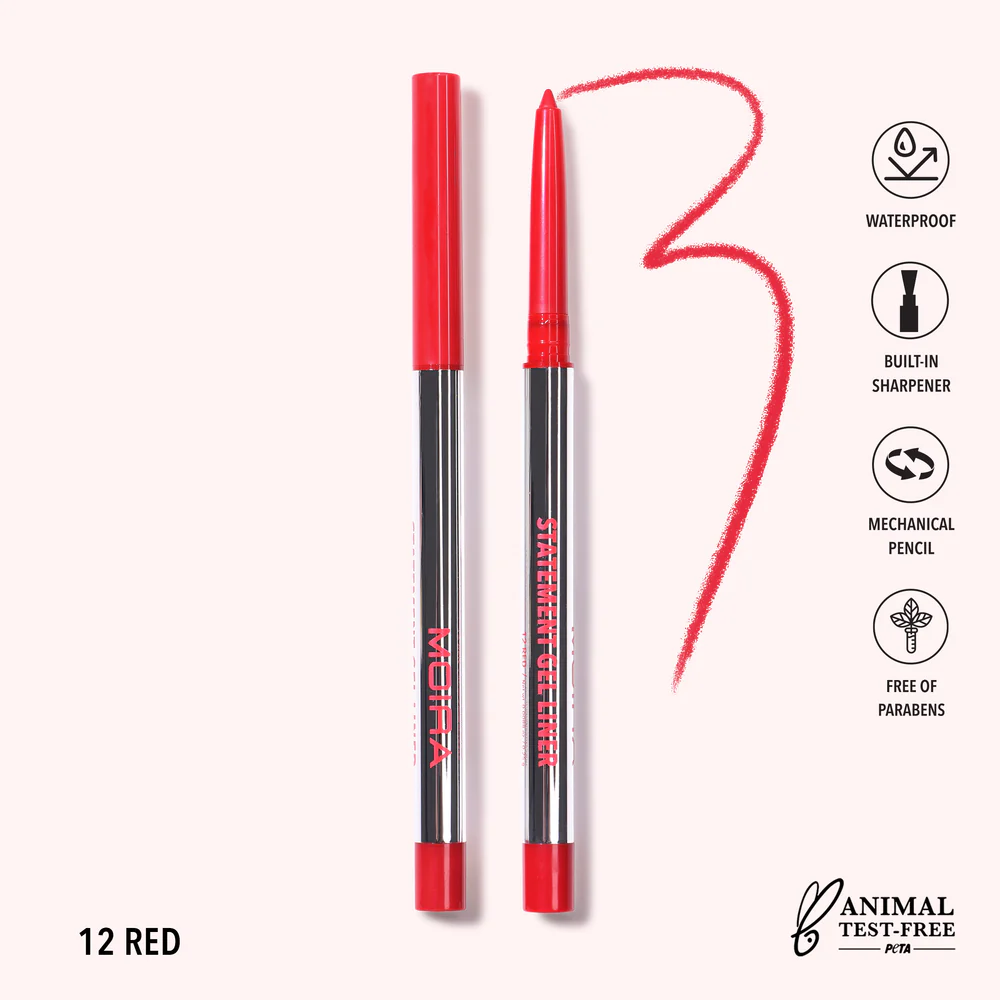 [STL 012] Delineador en Gel 12 Red Moira