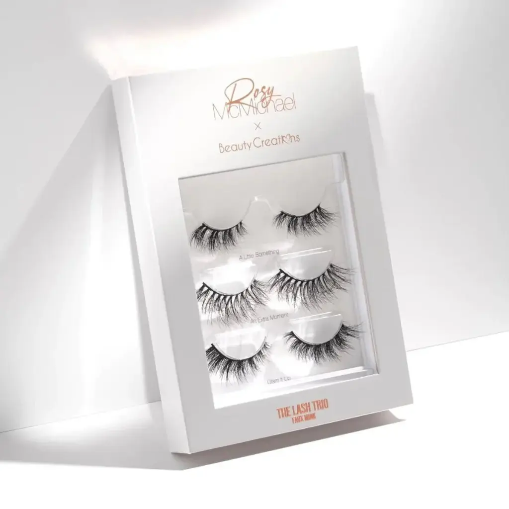 Set de Pestañas The Lash Trio Rosy McMichael Beauty Creations