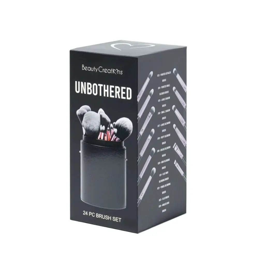 [BS-UB] Set de Brochas Unbothered 24 Piezas Beauty Creations 