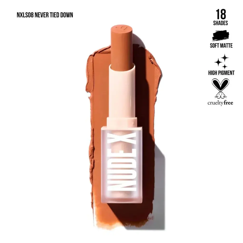 Labial en Barra Nude X Never Tied Down Beauty Creations