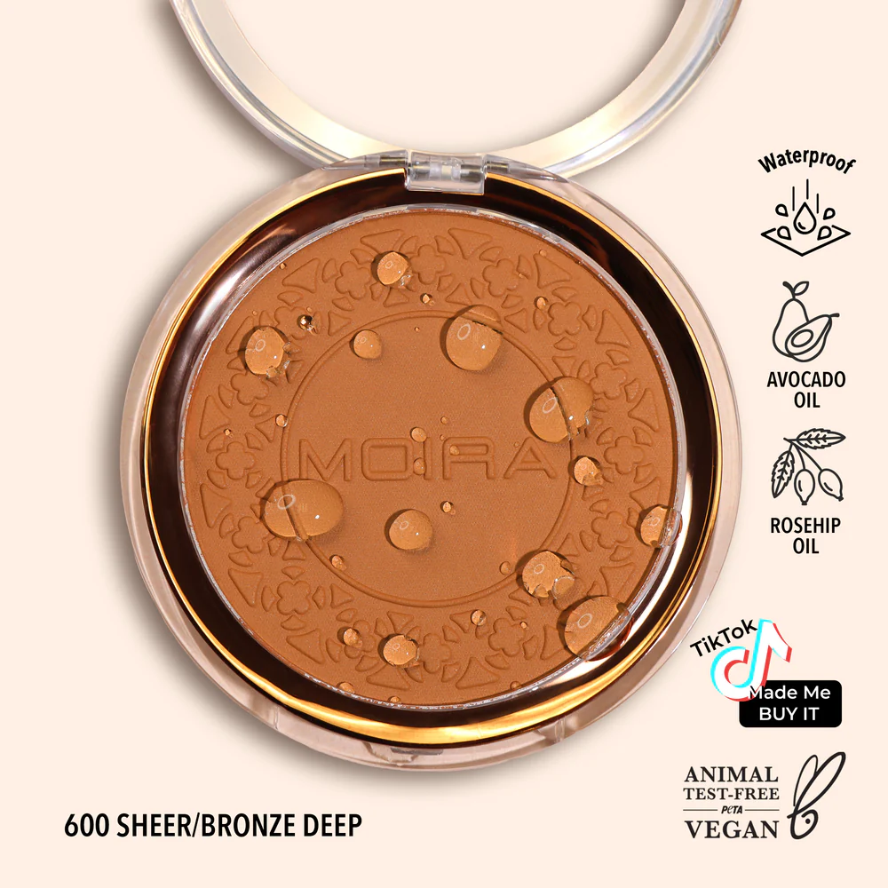 600 Bronze Deep Waterproof Setting Powder  Moira
