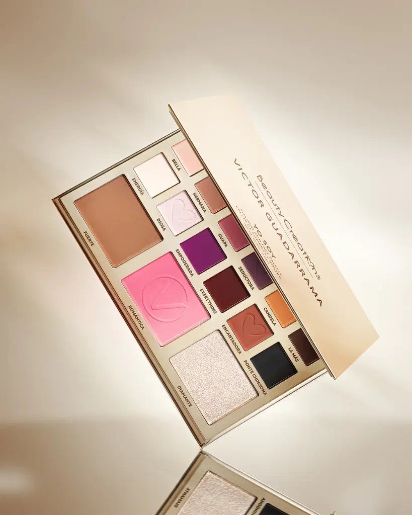 Paleta de Rostro y Sombras Yo soy Victor Guadarrama Beauty Creations