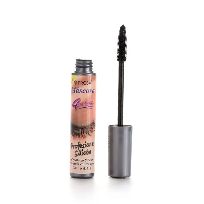 Mascara de Pestañas Profesional Silicon Tapa Gris Oscura Prosa