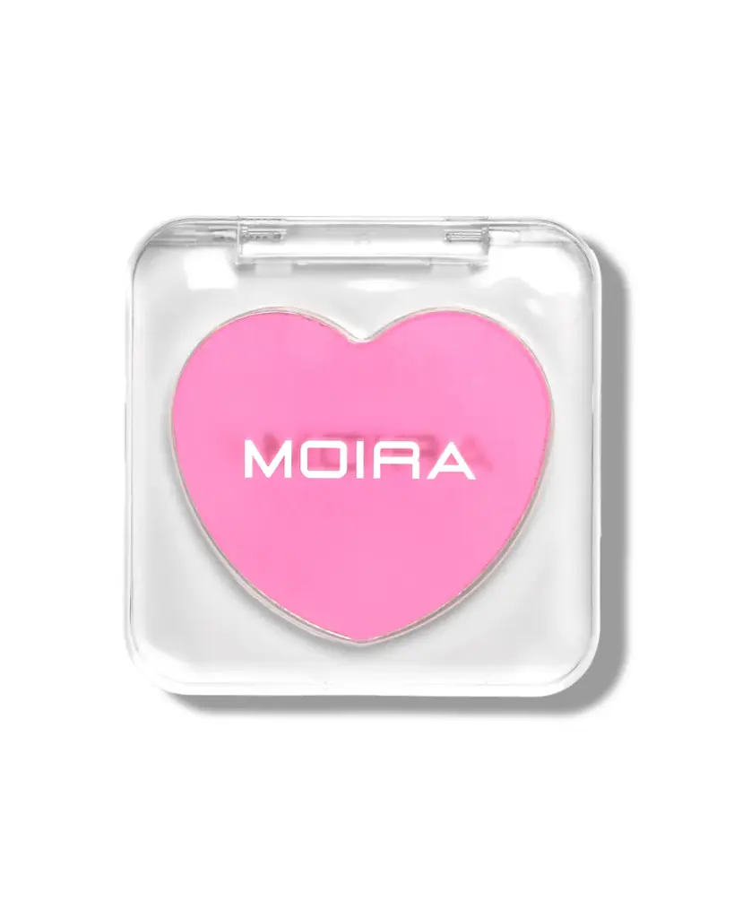 002 Love Me Pink Blush en Polvo Corazón Moira