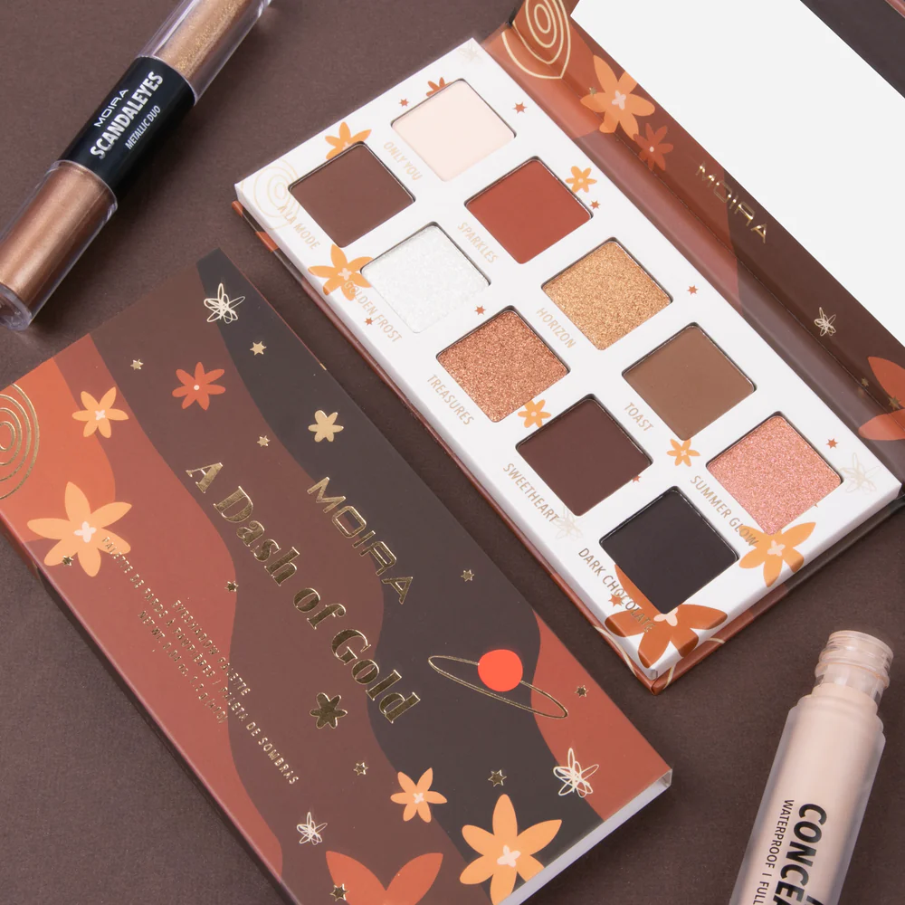 Paleta de Sombras Dash Of Gold Moira 