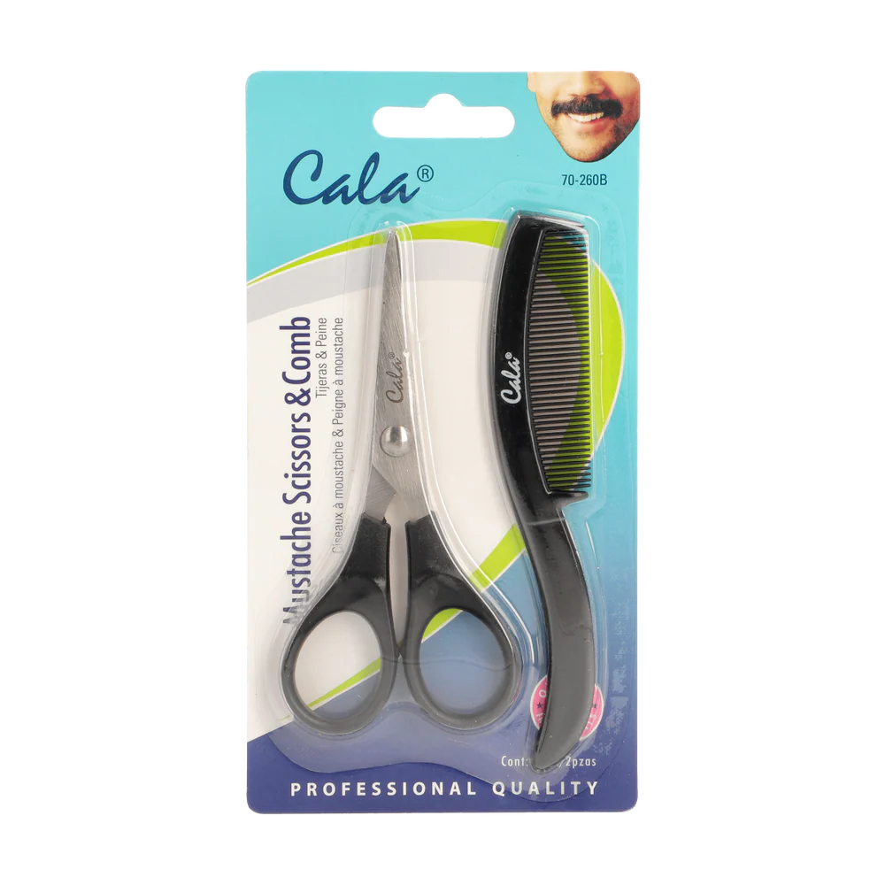 [70-260B] Kit Para Bigote Tijeras y Peinte Cala