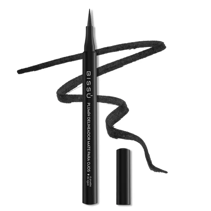Plumin Delineador Para Ojos Color Negro Bissu