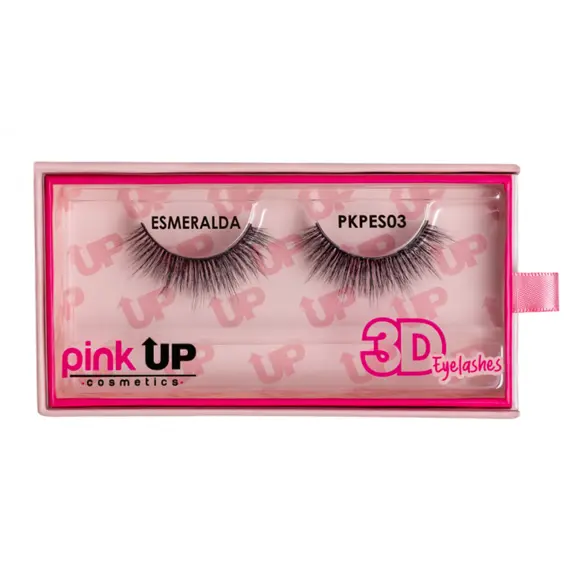 [PKPES03] Pestañas Esmeralda Pink Up