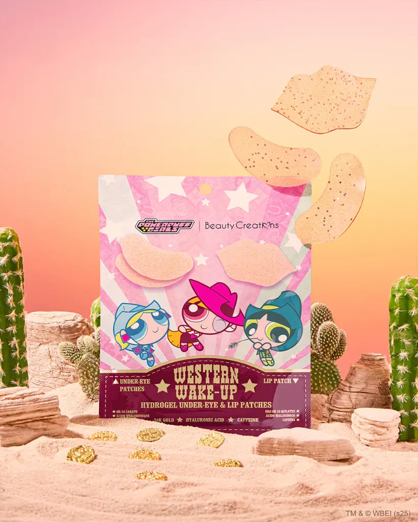 Parches de Hidrogel Para Ojeras y Labios Western Wake Up Chicas Superpoderosas Beauty Creations