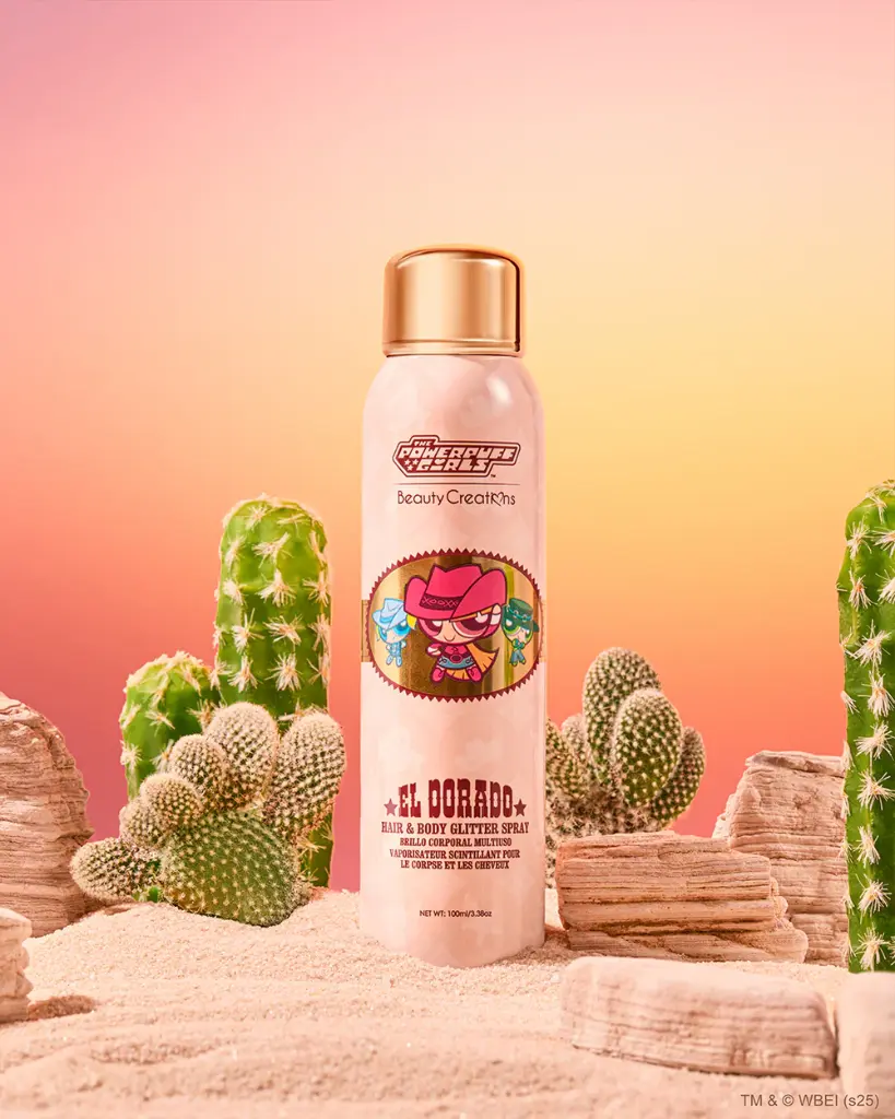 Spray de Glitter Para Cabello y Cuerpo El Dorado Chicas Superpoderosas Beauty Creations