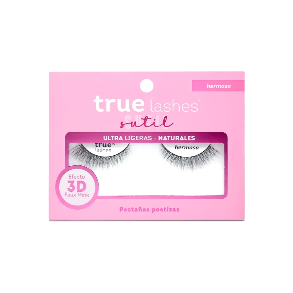 Pestañas Sutil-Hermosa True Lashes 
