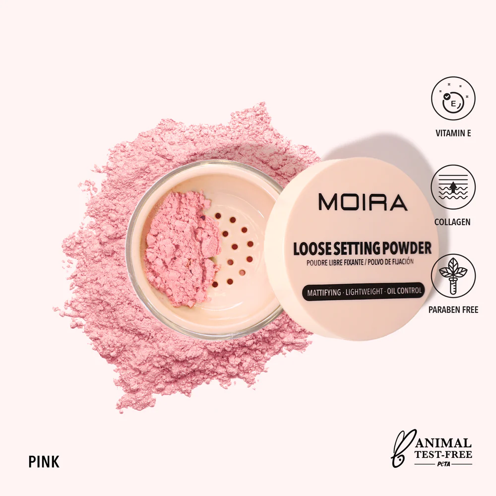 [LSP 008] Polvo Fijador 008 Pink  Loose Setting Powder Moira