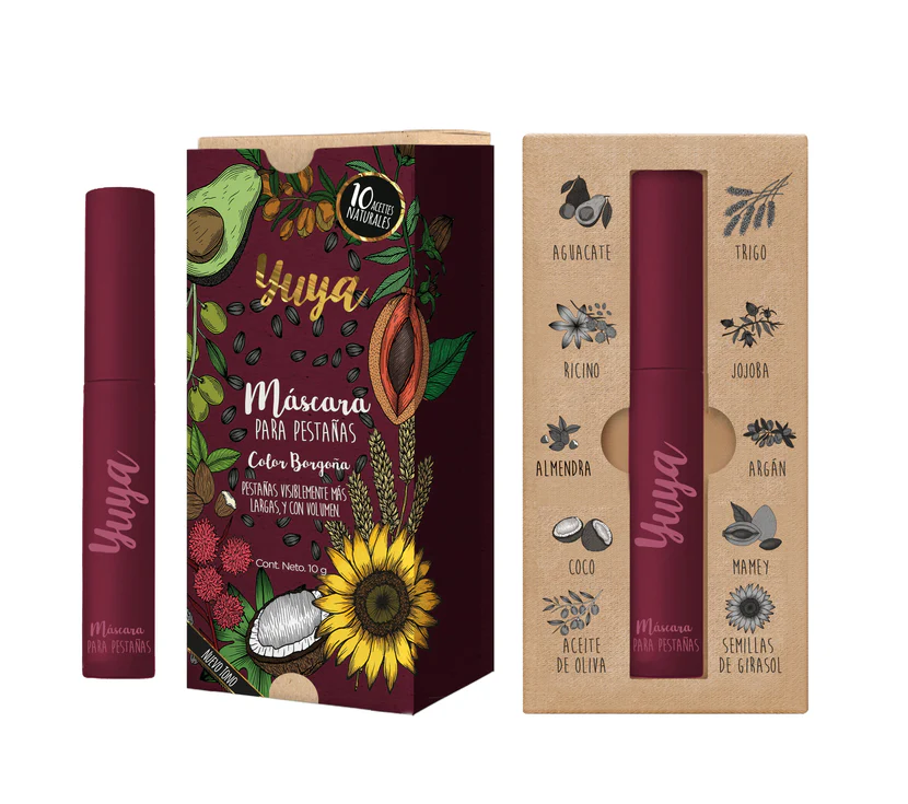 [Y-M04] Mascara de Pestañas Borgoña Yuya